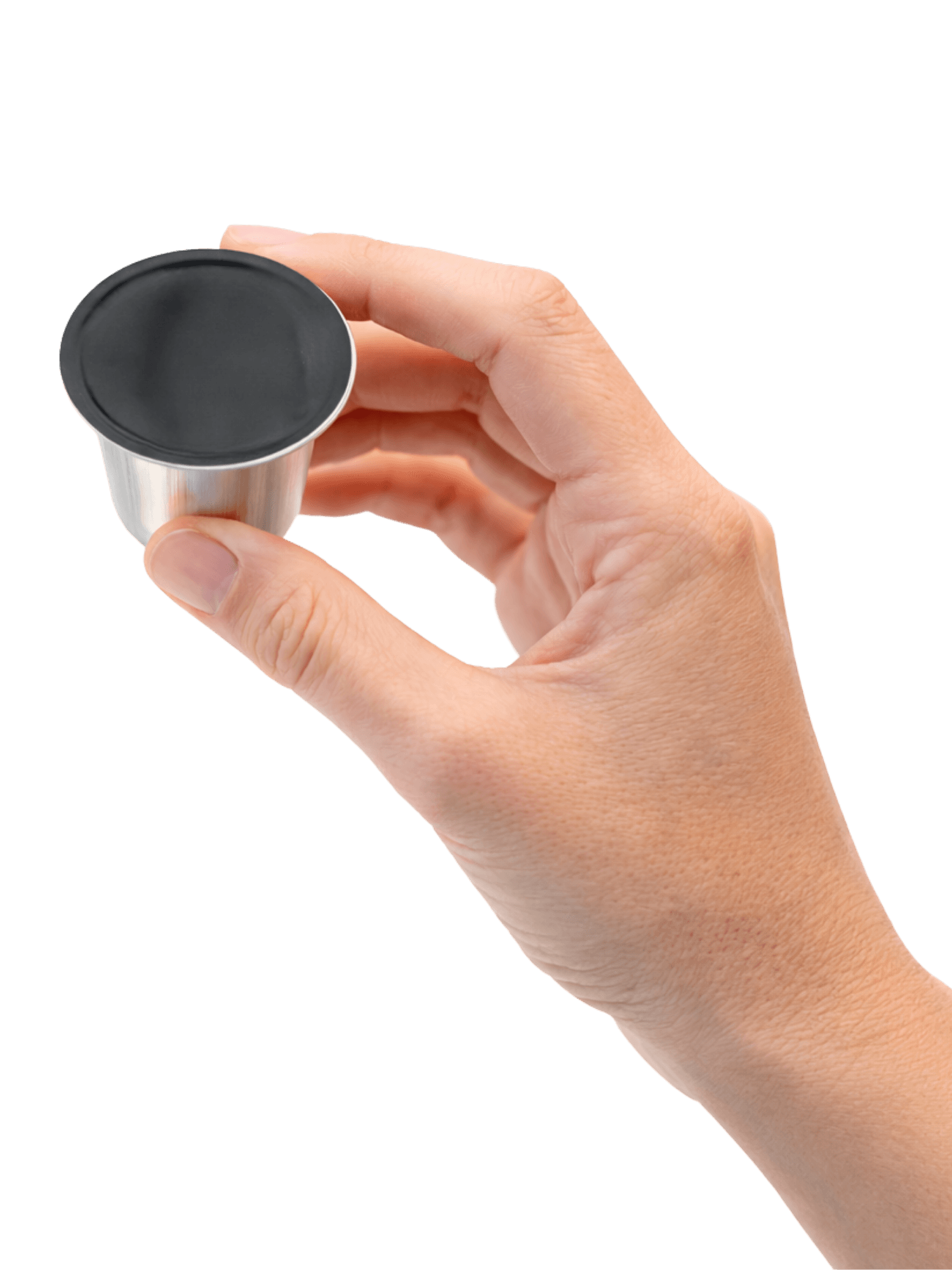 Hand holding Biohax pod